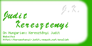 judit keresztenyi business card