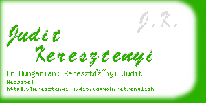 judit keresztenyi business card